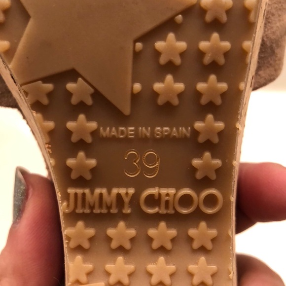 Jimmy Choo Cork Wedge Sandals - Picture 4 of 6